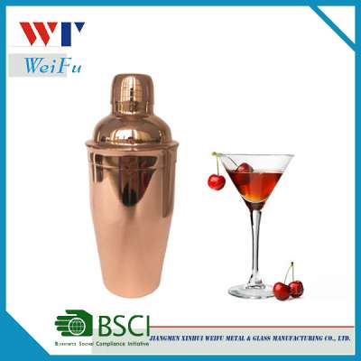 500ml copper plating stainless steel cocktail shaker