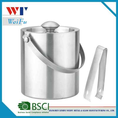 Hot Sell Stainless Steel Ice Bucket With Tongs